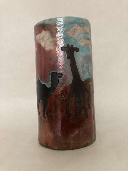 Wildlife vase