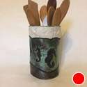 Seahorse utensil jar